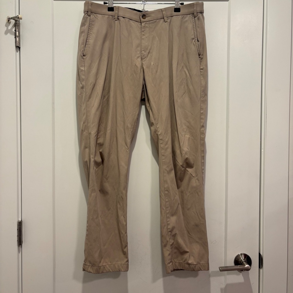 Polo Ralph Lauren Mens Chino Pants 33x29 Tan Khaki Straight Leg Trousers 5484